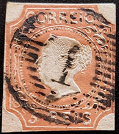 PORTUGAL - D. Maria 5 Reis Mf 1 (tipo I) - Exemplar Normal, Com Carimbo "1" (Lisboa) - Used Stamps