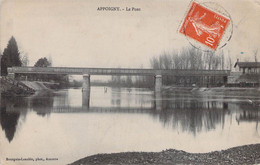 CP FRANCE - 89 - APPOIGNY - Le Pont - BOURGOIN LE NOBLE Auxerre - Appoigny