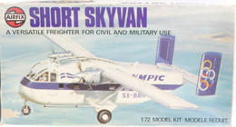 Vintage MODEL KIT : Airfix 04018-3 Short Skyvan, Scale 1/72, Vintage 1975 's - Massstab 1:32