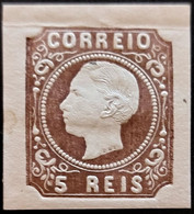 PORTUGAL - D. Luís 5 Reis Mf 14 (tipo I) Novo, Com Charneira E Goma Original Não Muito Alterada (MH), Com Vinco E Mancha - Unused Stamps
