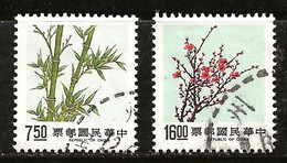 Taiwan 1988 N°Y.T. : 1732 Et 1733 Obl. - Gebraucht