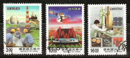Taiwan 1988 N°Y.T. : 1738,1740 Et 1741 Obl. - Oblitérés