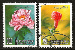 Taiwan 1988 N°Y.T. : 1742 Et 1743 Obl. - Usados