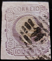 PORTUGAL - D. Pedro 100 Reis, Lilás, Mf 9 - Usado, Normal - Used Stamps