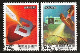 Taiwan 1988 N°Y.T. : 1746 Et 1747 Obl. - Gebruikt