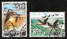 Taiwan 1969 N°Y.T. : PA. 16 Et 17 Obl. - Luftpost