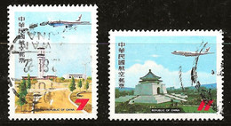 Taiwan 1984 N°Y.T. : PA. 21 Et 22 Obl. - Airmail