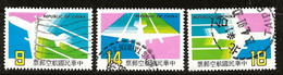 Taiwan 1987 N°Y.T. : PA. 24 à 26 Obl. - Airmail