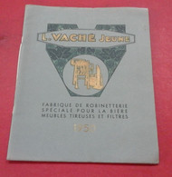 Catalogue L. VACHE Jeune 1950 Fabrique Robinetterie Spéciale Pour La Bière Meubles Tireuses Et Filtres - Advertising