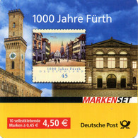 2007 REP. FED. TED. 1000 Jahre Furth, MNH ** Booklet Un. L2412 - Sonstige & Ohne Zuordnung