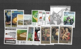 1981  MNH San Marino, No Block Postfris** - Años Completos