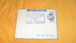 ENVELOPPE ANCIENNE DE 1948../ RE-OPENING OF THE LINE HONGKONG-HAIPHONG-HANOI 10TH MAY 1948  BY AIR FRANCE..CACHETS + TIM - Lettres & Documents