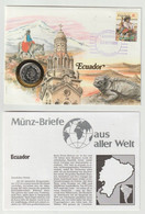 Numisbrief Münz-briefe Aus Aller Welt ECUADOR 1986 - Ohne Zuordnung