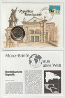 Numisbrief Münz-briefe Aus Aller Welt REPUBLICA DOMINICANA 1988 - Ohne Zuordnung