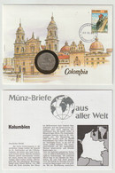 Numisbrief Münz-briefe Aus Aller Welt COLOMBIA 1985 - Ohne Zuordnung