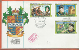 SPORT TIR A L'ARC TUVALU LETTRE FDC DE 1984 - Tiro Con L'Arco