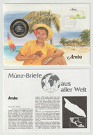 Numisbrief Münz-briefe Aus Aller Welt ARUBA 1986 - Ohne Zuordnung