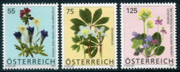 AUSTRIA  2007 Flowers Definitives MNH / **.  Michel 2631-33 - 2001-10 Neufs