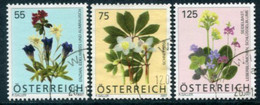 AUSTRIA  2007 Flowers Definitives Used.  Michel 2631-33 - Oblitérés