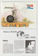 Numisbrief Münz-briefe Aus Aller Welt NEDERLAND 1984 Molen-moulin - Zonder Classificatie