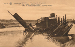 ZEEBRUGGE   DE IN KANAAL GEZONKEN SCHEPEN        2 SCANS - Zeebrugge