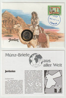 Numisbrief Münz-briefe Aus Aller Welt JORDANIE-JORDAN 1983 - Ohne Zuordnung