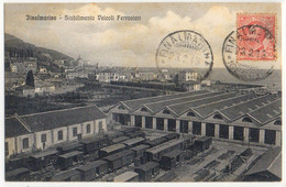 Finalmarina - Stabilimento Veicoli Ferroviari - Viaggiata 1916 - (vedi Descrizione) - Savona