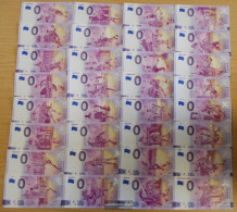 All World 32 Souvenirscheine With All 32 Teilnehmerländern Uncirculated 2022 0 Euro-set Football-WM 2022 In Katar - Lots & Kiloware - Banknotes