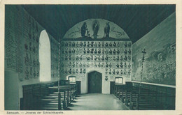 Switzerland Postcard Sempach Jnneres Der  Schlachtkapelle 1920 - Sempach
