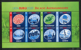 AUSTRIA  2008 European Football Championship II Sheetlet MNH / **.  Michel 2697-704 Kb - 2001-10 Neufs