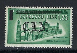 ● Italia C.L.N. 1945 ️ TORINO ️ N. 17 **  ESPRESSO  = NON Certificati  Cat. ? € - Lotto N. 1593 ️ - Comitato Di Liberazione Nazionale (CLN)