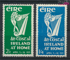 Irland 116-117 (kompl.Ausg.) Mit Falz 1953 Nationalfest (9861582 - Neufs