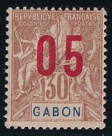 Gabon N°71A - Variété Chiffres Espacés - Neuf * Avec Charnière - TB - Unused Stamps