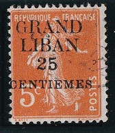 Grand Liban N°2 - "G" Maigre - Oblitéré - TB - Oblitérés