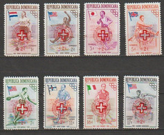 Dominicana  JO Melbourne 1956 Overprint Red Cross  Perf MNH ** - Estate 1956: Melbourne