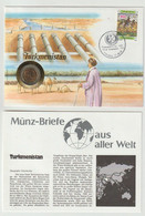 Numisbrief Münz-briefe Aus Aller Welt TURKMENISTAN 1992 - Non Classés