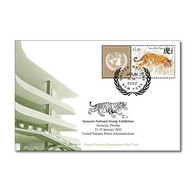 ONU New-York 2022 - Show Card SARASOTA 21_23-01-2022 - Timbre Year Of The Tiger Horoscope Chinois - Cartoline Maximum