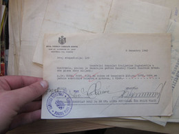 Montreal Royal Yugoslav Consulate Generl  Banovina Hrvatska Banska Vlast Zagreb 1940 - Canada