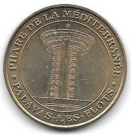 Médaille Touristique,Monnaie De Paris  2000,Ville  PALAVAS-LES-FLOTS, PHARE DE LA MEDITERRANEE ( 34 ) Cote 52 € - 2000