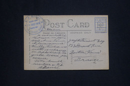 CANADA  - Carte Postale De Trois Rivières Pour La France En 1918 - L 132943 - Brieven En Documenten