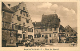 DAMBACH LA VILLE PLACE DU MARCHE - Dambach-la-ville