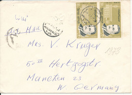 Egypt Cover Sent Air Mail To Germany - Cartas & Documentos