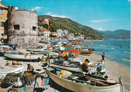 A19767 - LAIGUEGLIA RIVIERA DEI FIORI RIVIERA DES FLEURS FLOWER'S RIVIERA BLUMEN RIVIERA ITALY POST CARD USED 1973 - Pêche