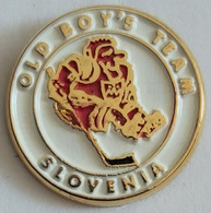 Old Boys Team Slovenia Ice Hockey Association PINS A10/6 - Sports D'hiver