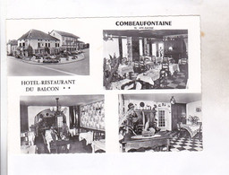 CPM PHOTO  DPT  70 COMBEAUFONTAINE ,  HOTEL DU BALCON  MULTIVUES - Combeaufontaine