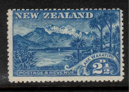 NZ 1898 2 1/2d Blue Lake Wakitipu SG 320 UNHM #AIP10 - Ongebruikt