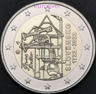 2 Euro Gedenkmünze 2022 Nr. 25 - Slowakei / Slovakia - Dampfmaschine 25x In Rolle - Slovakia