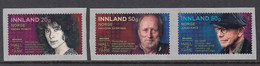 2020 Norway Rockheim Hall Of Fame Pop Music Singers Complete Set Of 3 MNH @  BELOW FACE VALUE - Neufs