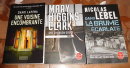 Lot 52 De 3 Thrillers Récents - Lots De Plusieurs Livres