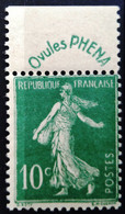FRANCE                         N° 188                          NEUF* - Unused Stamps